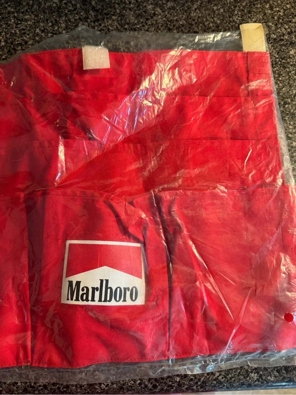 VTG Marlboro Red and White Logo Belt Tool Pouch NWT